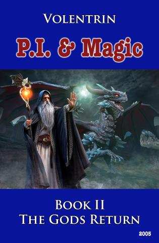 P I and Magic Book 2 - The Gods Return cover Thumb