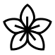 Vellum flower icon